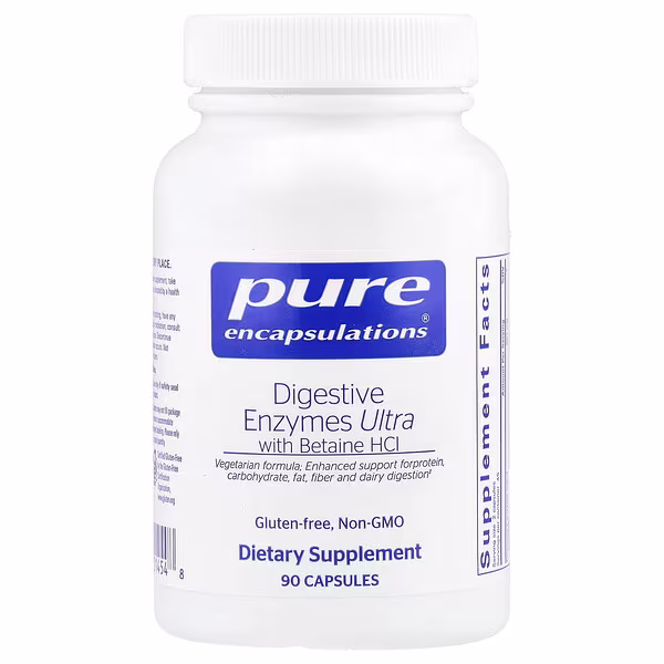 Pure Encapsulations, Digestive Enzymes Ultra With Betaine HCl, 90 Capsules