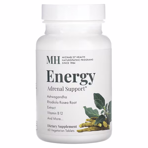 Michael's Health, Energy Adrenal Support, 60 Vegetarian Tablets