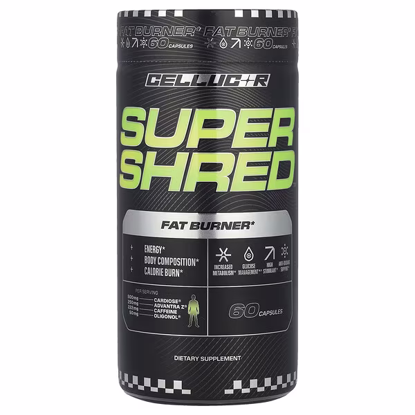 C4 / Cellucor, Super Shred, Fat Burner, 60 Capsules