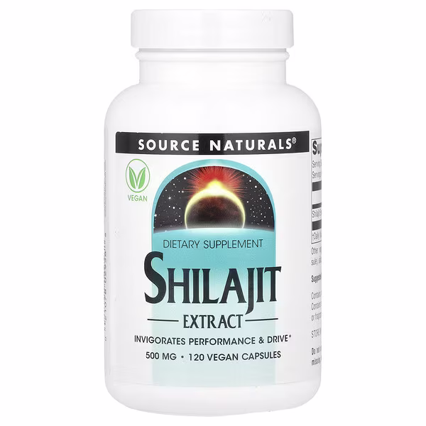 Source Naturals, Shilajit Extract , 500 mg , 120 Vegan Capsules