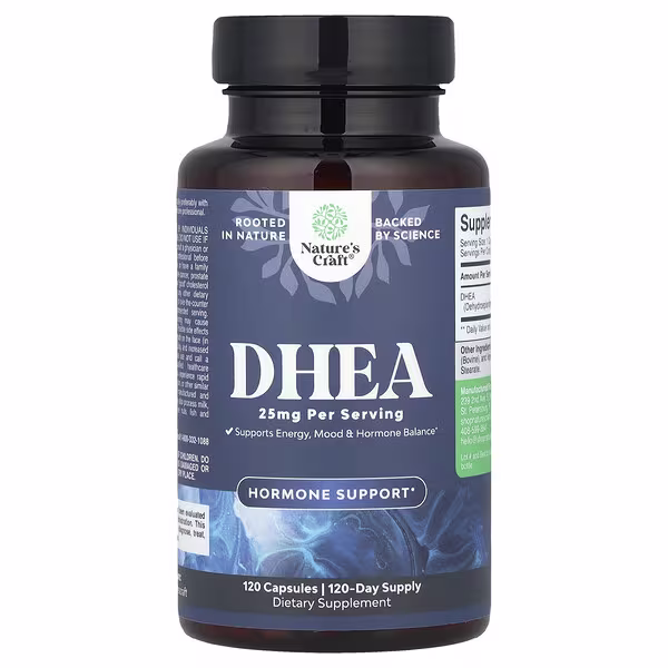 Nature's Craft, DHEA, 25 mg, 120 Capsules