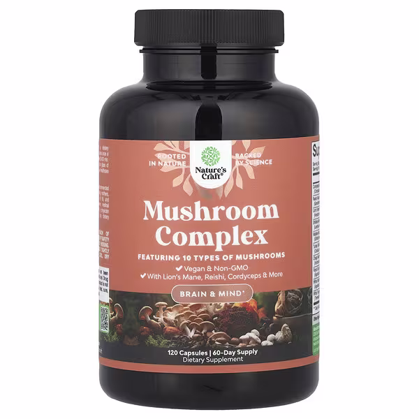 Nature's Craft, Mushroom Complex, 120 Capsules