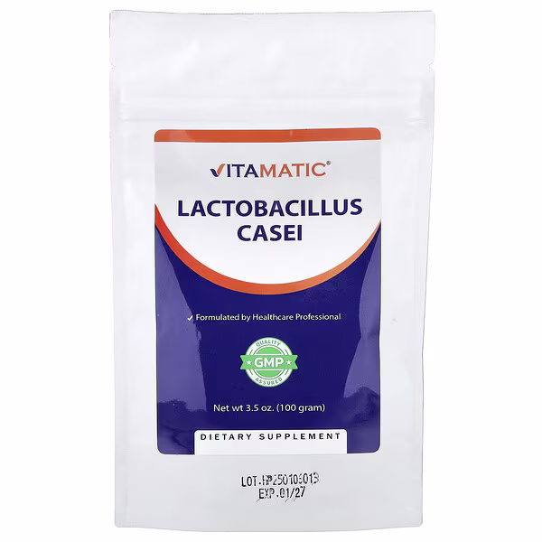 Vitamatic, Lactobacillus Casei, 3.5 oz (100 g)