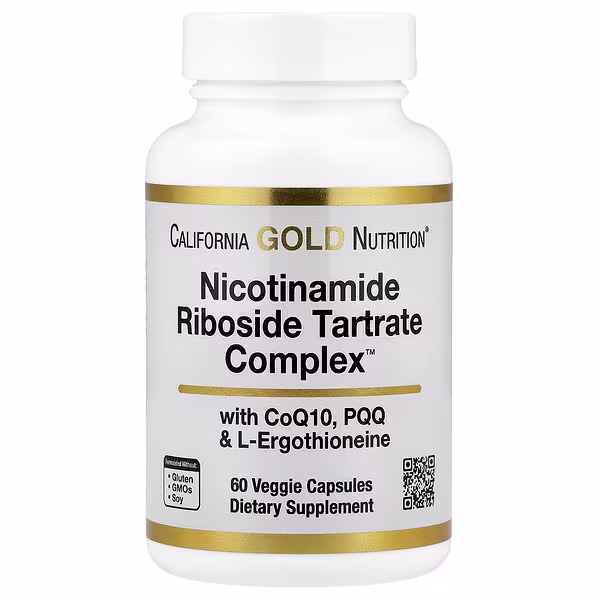 California Gold Nutrition, Nicotinamide Riboside Tartrate (NRT) Complex, 60 Veggie Capsules