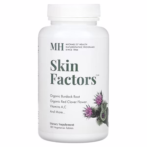 Michael's Health, Skin Factors, 180 Vegetarian Tablets