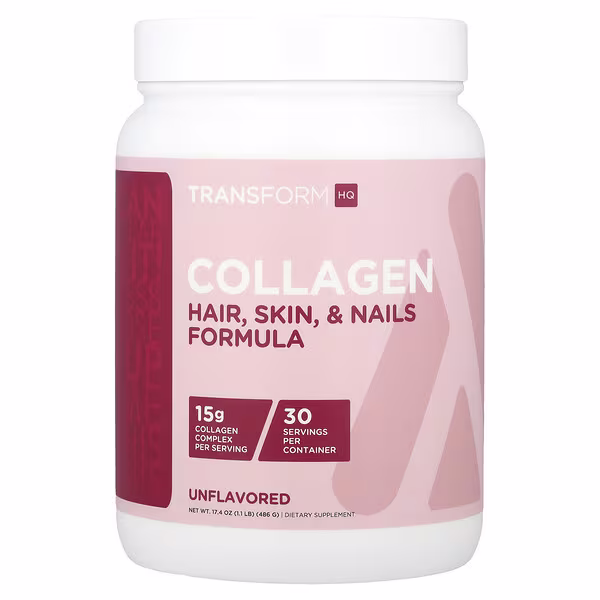TransformHQ, Collagen, Unflavored, 17.4 oz (486 g)