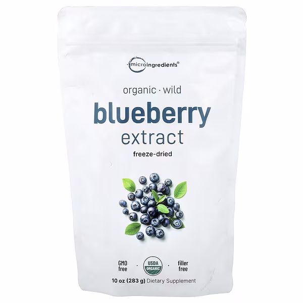 Micro Ingredients, Organic Blueberry Extract, Freeze-Dried , 10 oz (283 g)