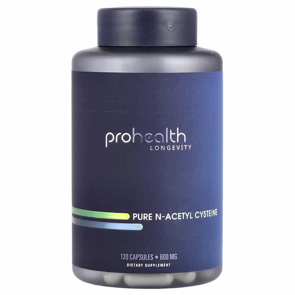ProHealth Longevity, Pure N-Acetyl Cysteine, 600 mg, 120 Capsules