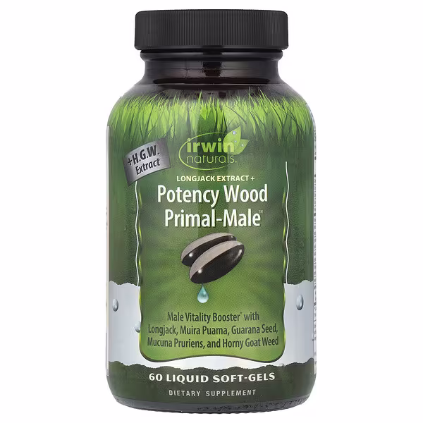 Irwin Naturals, Potency Wood Primal-Male™, 60 Liquid Soft-Gels