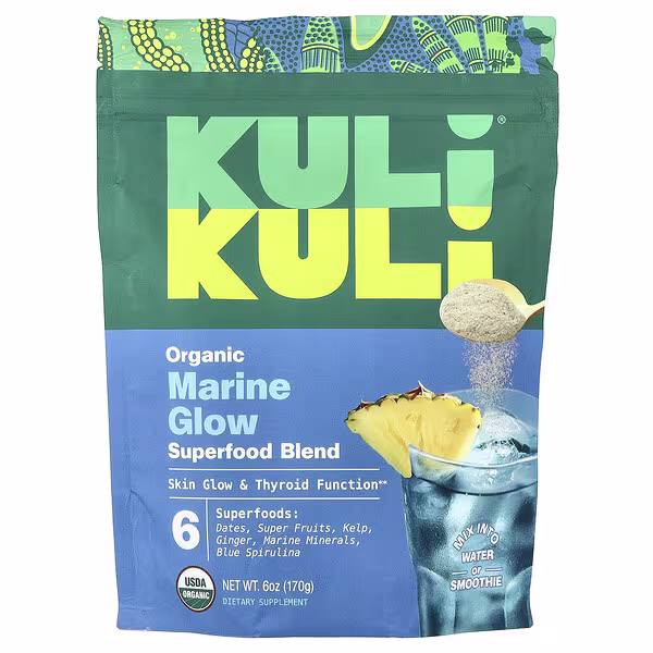 Kuli Kuli, Organic Superfood Blend, Marine Glow, 6 oz (170 g)