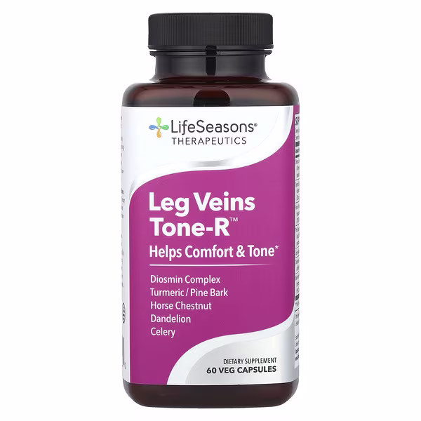 LifeSeasons, Therapeutics, Leg Veins Tone-R™, 60 Veg Capsules