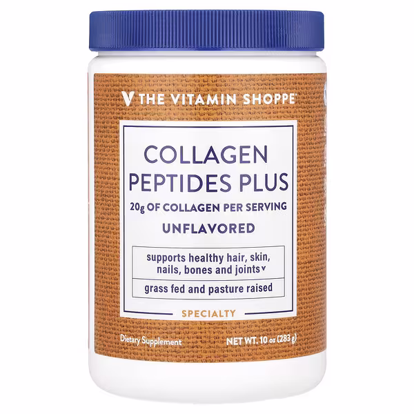 The Vitamin Shoppe, Collagen Peptides Plus, Unflavored, 10 oz (283 g)