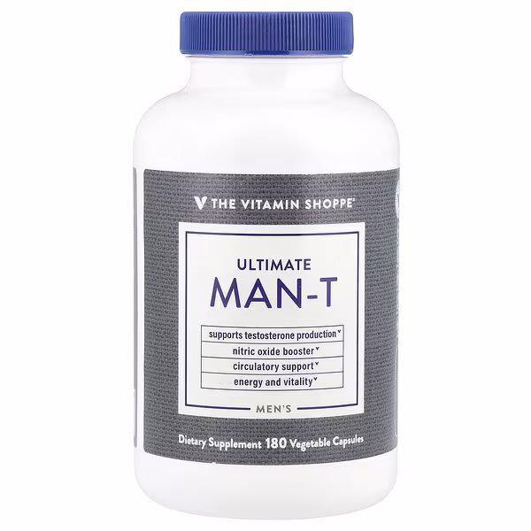 The Vitamin Shoppe, Men's Ultimate Man-T, 180 Vegetable Capsules