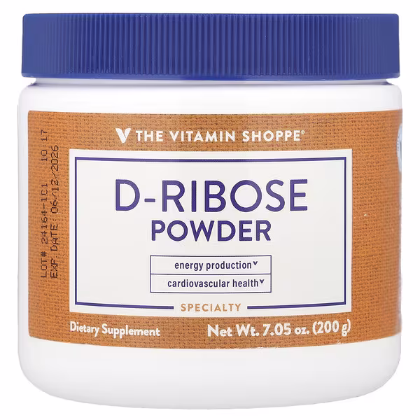 The Vitamin Shoppe, D-Ribose Powder , 7.05 oz (200 g)