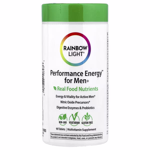 Rainbow Light, Performance Energy™ for Men+, 90 Tablets