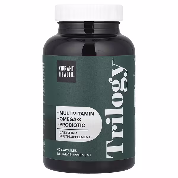 Vibrant Health, Trilogy™, Daily 3-in-1 Multi-Supplement , 60 Capsules