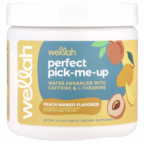 Wellah, Perfect Pick-Me-Up, Peach Mango, 5.6 oz (156 g)