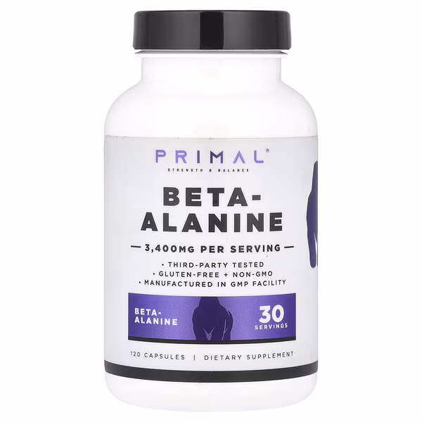 PrePrimal, Beta-Alanine, 120 Capsules (850 mg per Capsule)