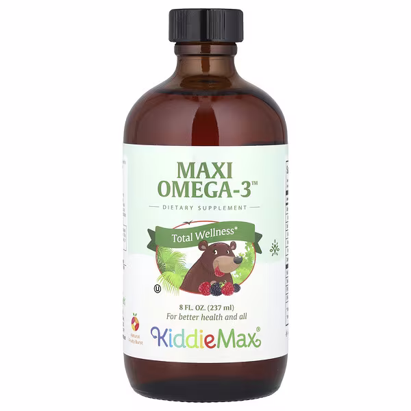 Maxi Health, KiddieMax® Maxi Omega-3™, Natural Fruity Burst, 8 fl oz (237 ml)