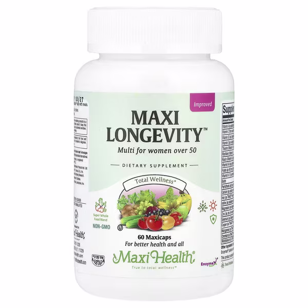 Maxi Health, Maxi Longevity™, Multi For Women Over 50, 60 Maxicaps