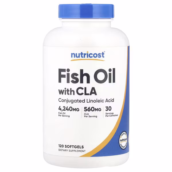 Nutricost, Fish Oil With CLA , 120 Softgels