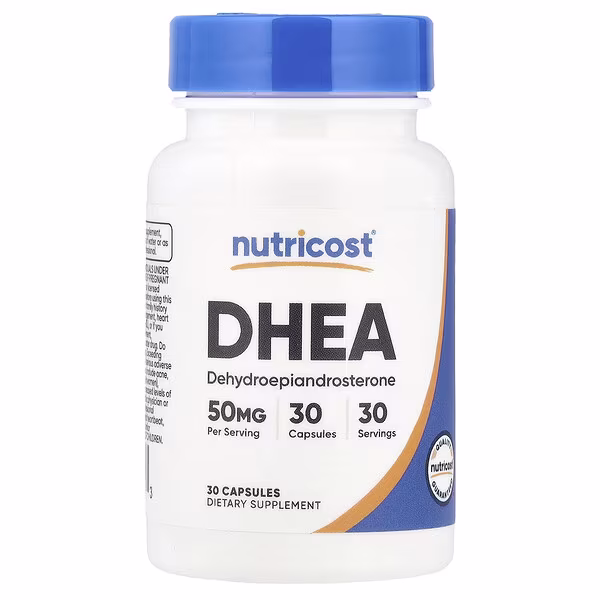 Nutricost, DHEA, 50 mg, 30 Capsules