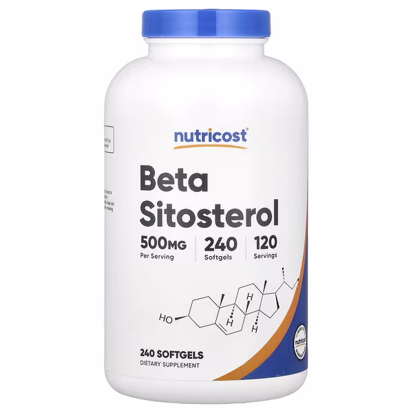 Nutricost, Beta Sitosterol, 240 Softgels (250 mg per Softgel)