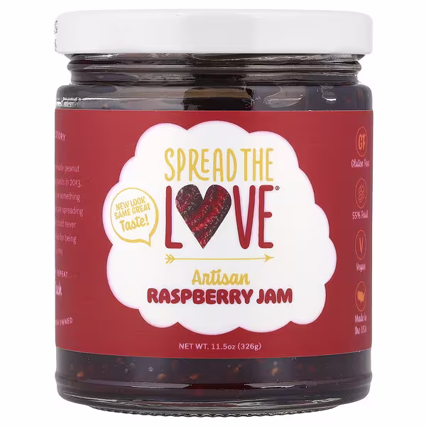 Spread The Love, Artisan Raspberry Jam, 11.5 oz (326 g)