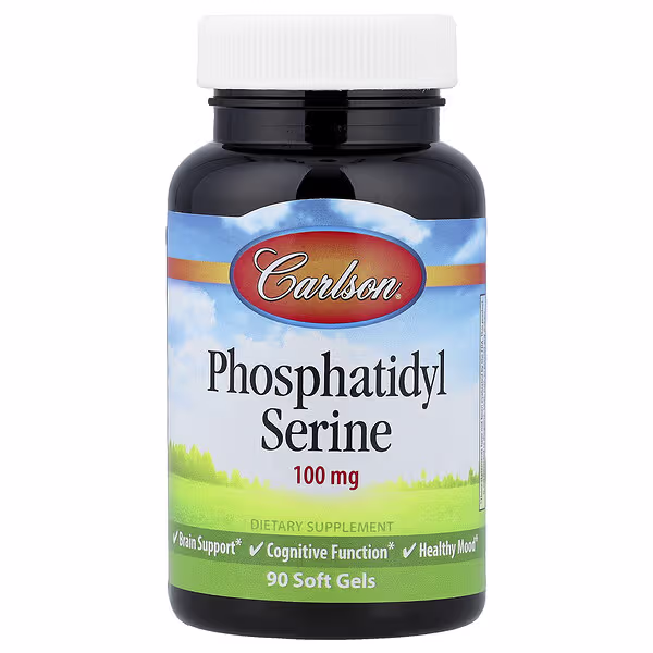 Carlson, Phosphatidyl Serine, 100 mg, 90 Soft Gels