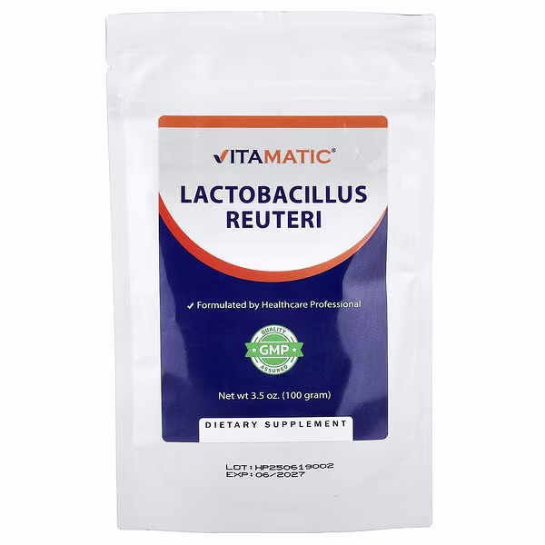 Vitamatic, Lactobacillus Reuteri, 3.5 oz (100 g)