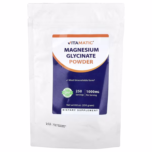 Vitamatic, Magnesium Glycinate Powder, 8.8 oz (250 g)