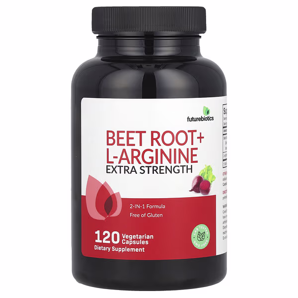 Futurebiotics, Beet Root + L-Arginine, 120 Vegetarian Capsules