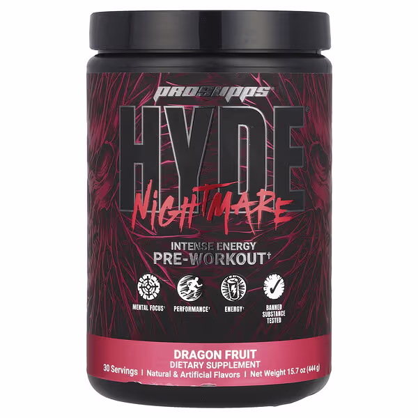 ProSupps, HYDE® Nightmare, Intense Energy Pre-Workout, Dragon Fruit, 15.7 oz (444 g)