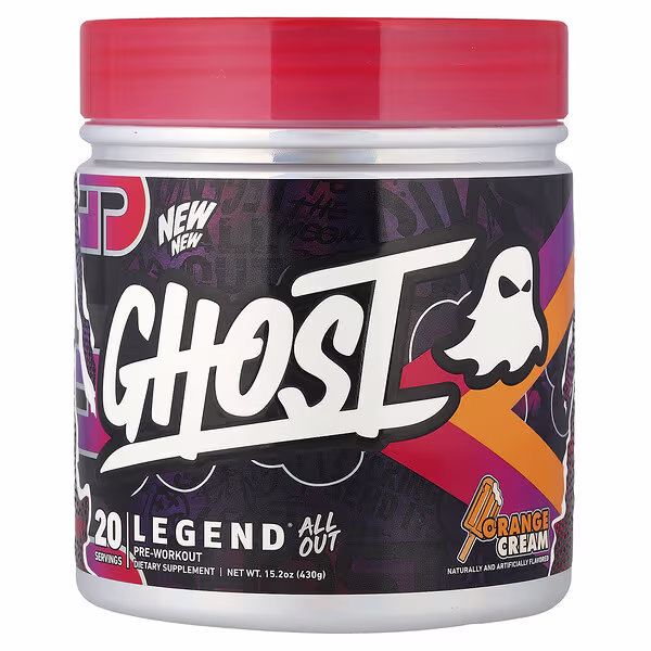 Ghost, Legend® All Out Pre-Workout, Orange Cream, 15.2 oz (430 g)