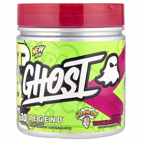 Ghost, Legend® Pre-Workout, Warheads® Sour Watermelon, 23.3 oz (660 g)