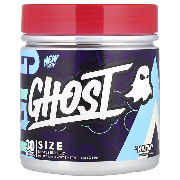Ghost, Size, Muscle Builder, 'Natty', 11.6 oz (330 g)