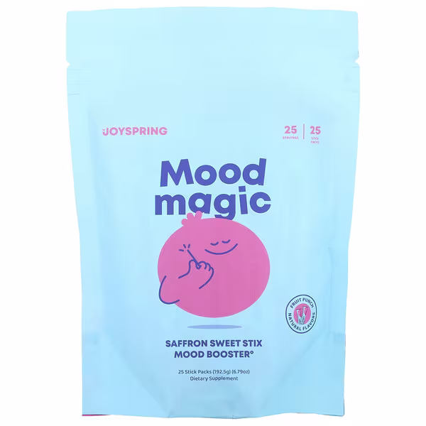 JoySpring, Mood Magic, Fruit Punch, 25 Stick Packs, 7.7 g Each