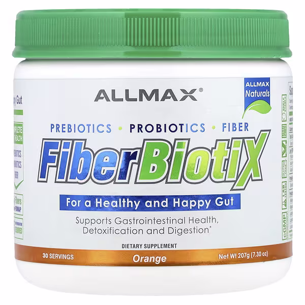ALLMAX, FiberBiotiX, Orange, 7.3 oz (207 g)