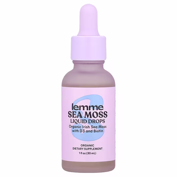 Lemme, Organic Sea Moss Liquid Drops, 1 fl oz (30 ml)