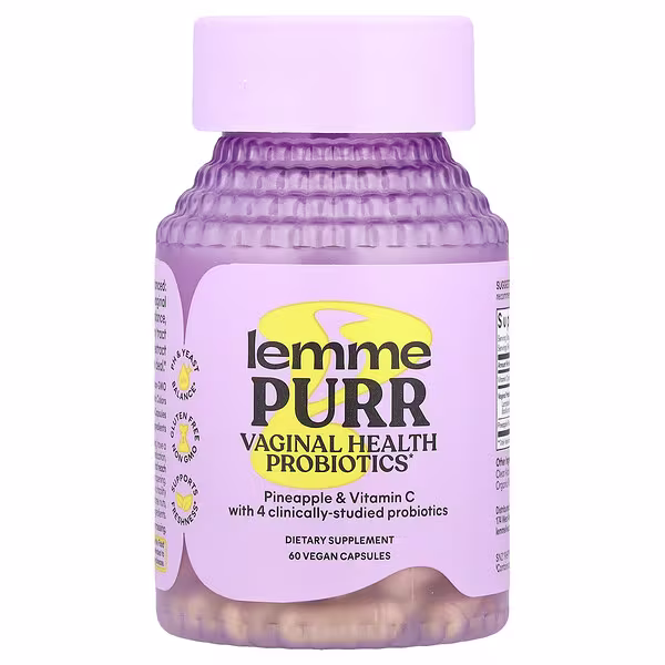 Lemme, Purr, Vaginal Health Probiotics, 60 Vegan Capsules