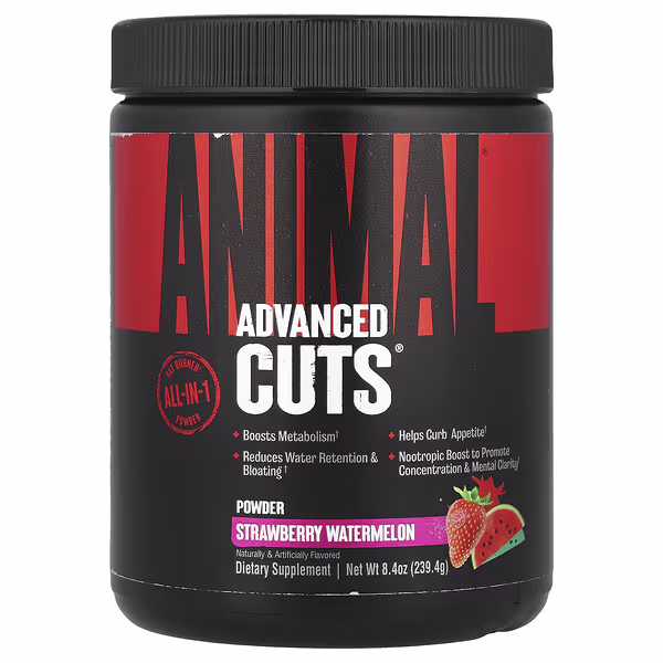 Animal, Advanced Cuts® Powder, Strawberry Watermelon, 8.4 oz (239.4 g)