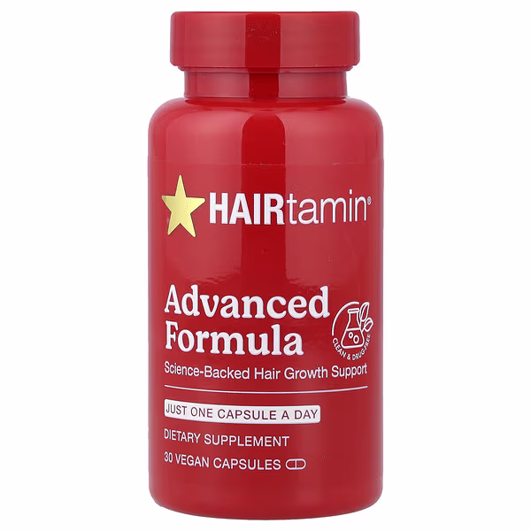 HAIRtamin, Advanced Formula, 30 Vegan Capsules