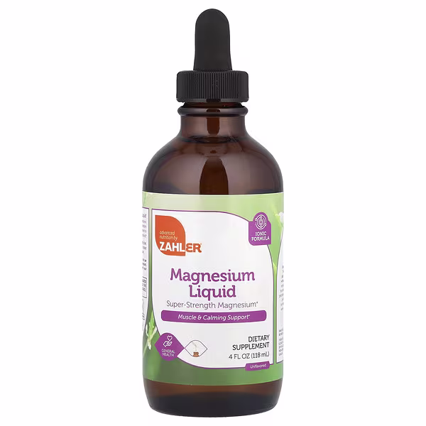 Zahler, Magnesium Liquid, Unflavored, 4 fl oz (118 ml)