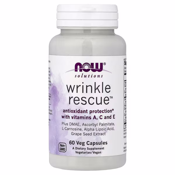 NOW Foods, Solutions, Wrinkle Rescue™, 60 Veg Capsules