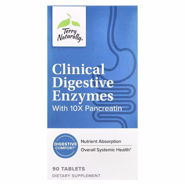 Terry Naturally, Clinical Digestive Enzymes , 90 Tablets