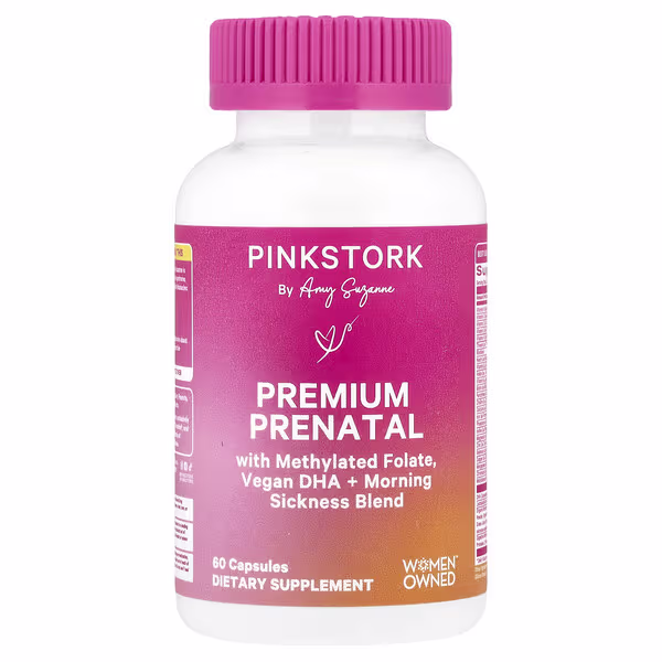 Pink Stork, Premium Prenatal, 60 Capsules