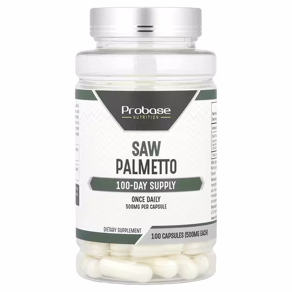 Probase Nutrition, Saw Palmetto, 500 mg, 100 Capsules