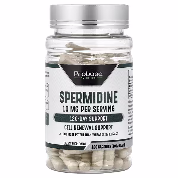 Probase Nutrition, Spermidine, 10 mg, 120 Capsules