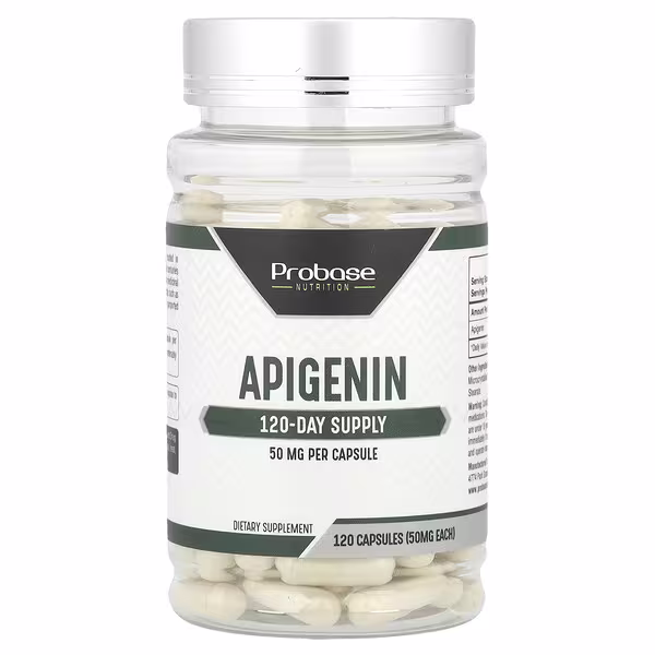 Probase Nutrition, Apigenin, 50 mg, 120 Capsules