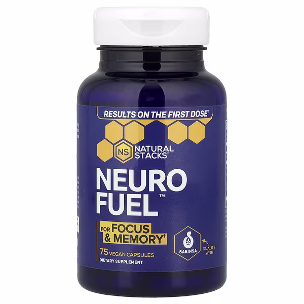 Natural Stacks, Neuro Fuel™, 75 Vegan Capsules